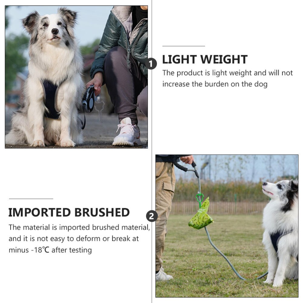 7pcs Dog Poop Bag Holder Clip Leash Poop Bag Clip Walking Dog Waste Bag Clip