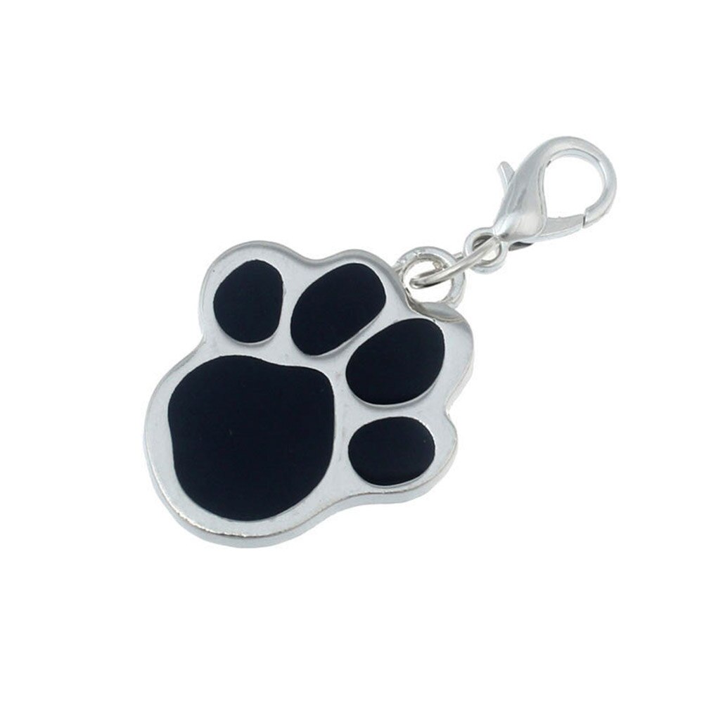 Hond Poot Stijl Hond Naam Hond Ketting Tag Huisdieren Voor Huisdieren Mode Sleutelhanger: Black