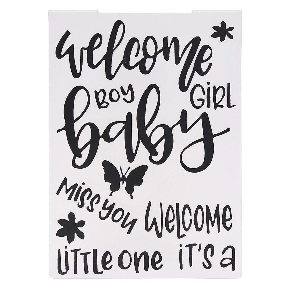 Flower Plastic Embossing Folder Template For Diy Scrapbooking Paper Card Making Decoration: 14