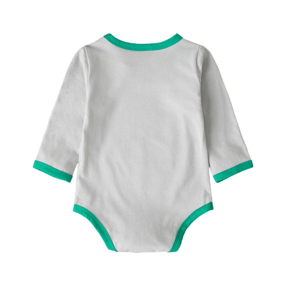 Bebê infantil manga longa bodysuit bonito dos desenhos animados animal impressão roupas bebê meninos meninas bodysuit ropa de bebe verano # 10f