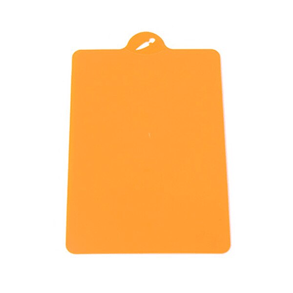 21.5*32.5Cm Snijplank Keuken Koken Gereedschap Flexibele Pp Plastic Antislip Hangen Gat Voedsel Slice cut Hakblok DIN889: orange