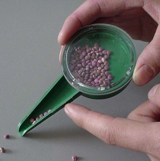 Semoir de graines de plantes, 5 fichiers réglables, jardinière à main, fleurs, herbe, semoir de jardin, outils de distribution de semis multifonctions