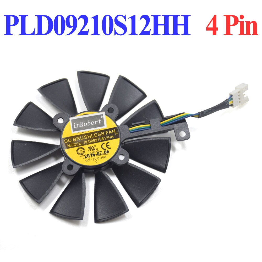 88mm GTX1080 GTX980Ti GTX1060 GTX1070 Lüfter Für ASUS STRIX GTX 1080/980Ti/1060/1070 Grafiken karte GPU Bergbau Anlagen Fans
