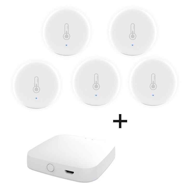 Smart ZigBee WiFi Temperature Humidity Sensor Alarm System Devices One-click linkage Wireless APP Control For Tuya Smart Lie App