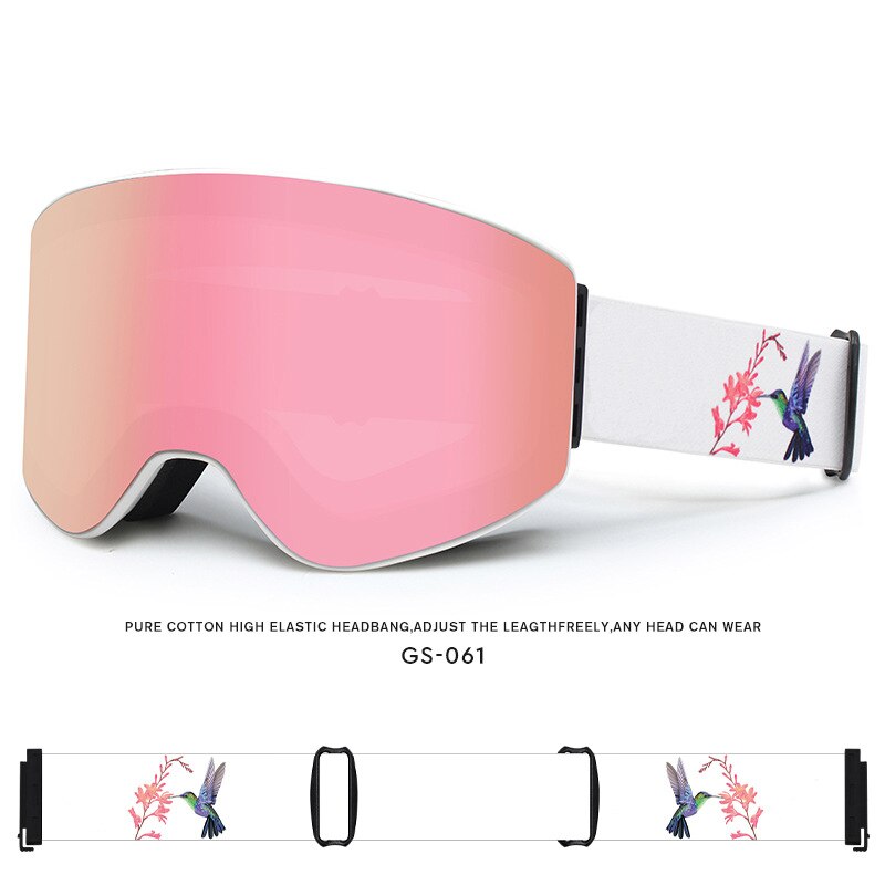 Mannen Vrouwen Skibrillen Dubbele Lagen UV400 Anti-Fog Hd Ski Masker Sneeuw Skiën Bril Professionele Snowboard Bril Ski eyewear
