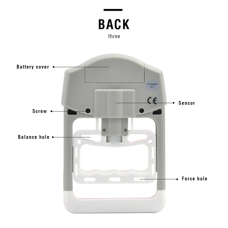 Grip Strength Meter Grip Strength Meter Digital Hand Dynamometer Measuring Hand Grip Exerciser Strengthener 300Lb