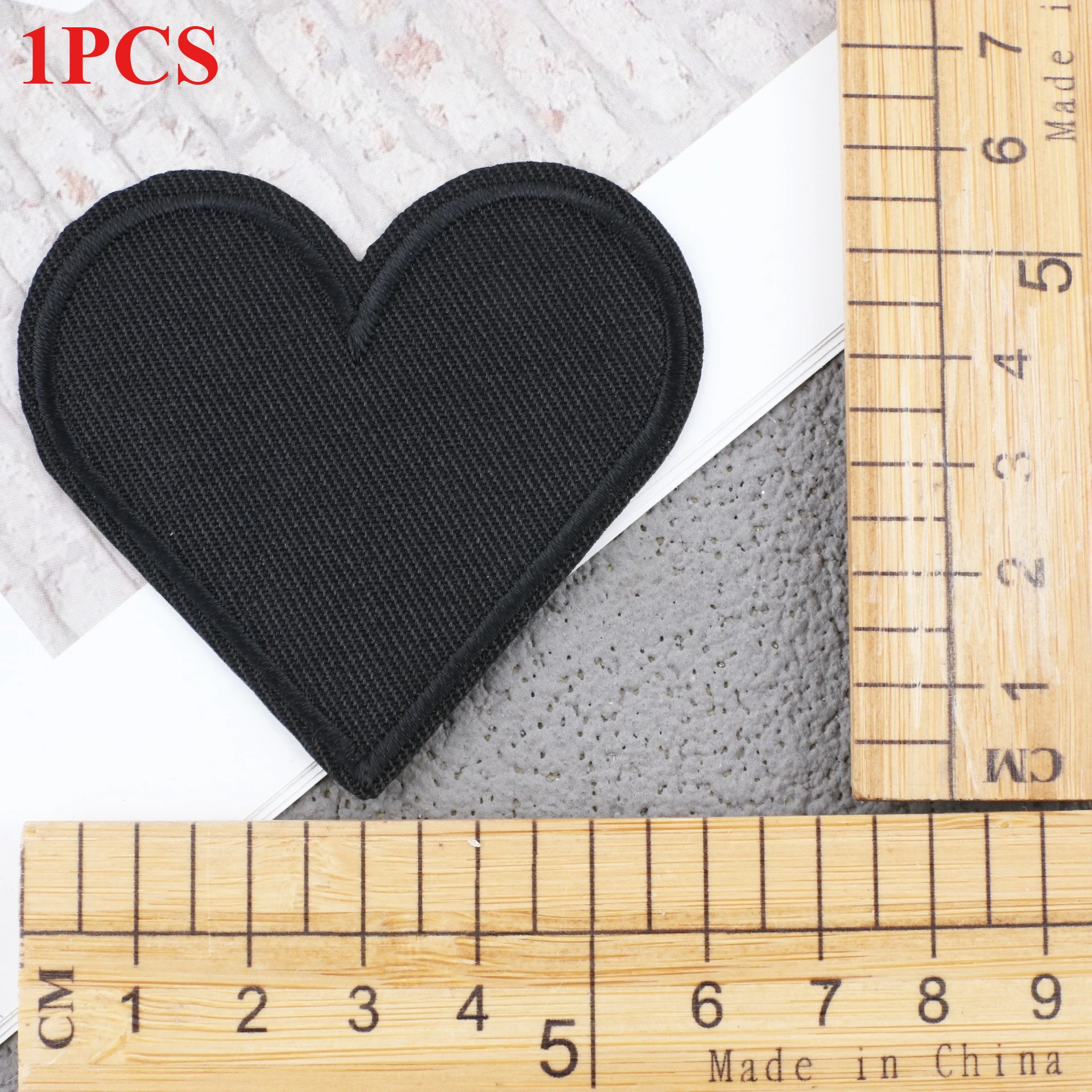 Parche adhesivo de sarga negra, bordado por ordenador, capítulo, niño, planchado de diamantes, pentagrama, bordado, pegatina de tela: Cobre envejecido