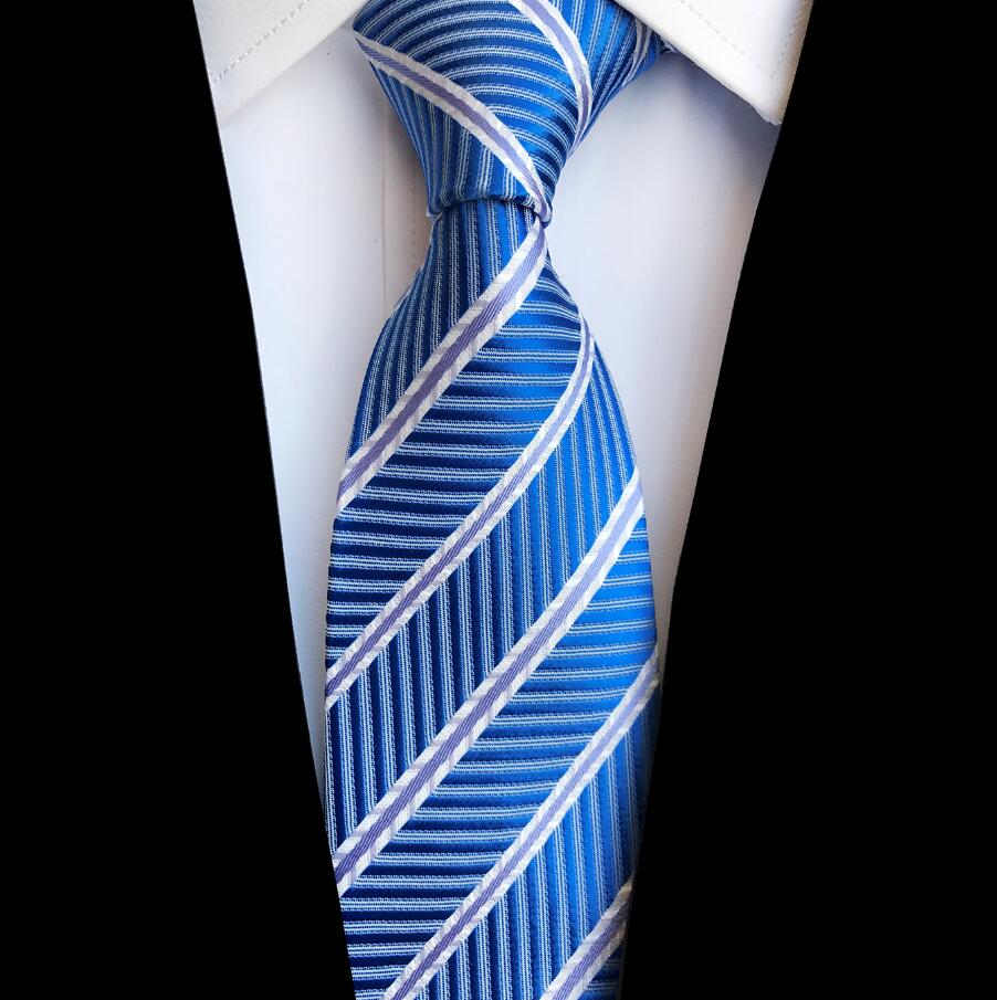 GUSLESON Neue Jacquard Woven Silk Krawatte für Männer Business Gravatas Normalen Plaid Krawatte Anzug Hochzeit Krawatten Kleidung Zubehör: 09