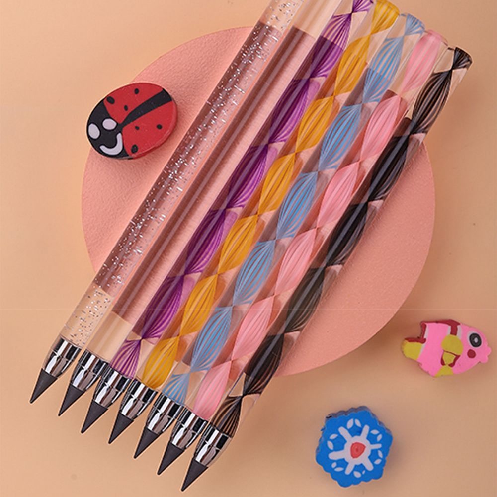 1PC Everlasting Pencil Portable Everlasting Pen Reusable Erasable Replaceable Head Unlimited Writing Eternal Pencil Durable