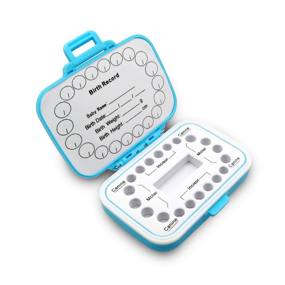 Baby Teeth Keepsake Box Baby Tooth Box Organizer Milk Teeth Storage Umbilical Lanugo Save Collect Baby Souvenirs