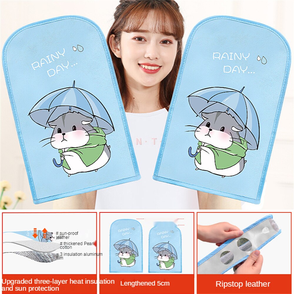 Couverture de guidon de moto, protection solaire, batterie étanche et résistante aux UV, gants de protection solaire pour véhicule électrique: style 20