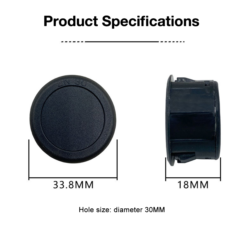 DC 4-100V LED digitaal display Tweedraads voltmeter DC digitale ronde autospanningsstroommeter Voltdetector Tester Monitor