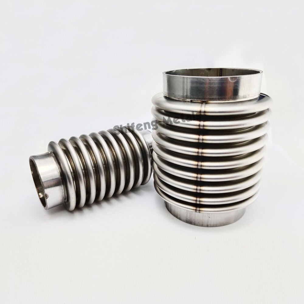 Double layer EXhaust Flex Pipe Bellow Flexible Joint Coupler 102mm In Length auto accessories