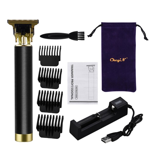 CkeyiN T Blade Hair Trimmer Strong Power Electric Hair Clipper Low Noise Undercut Hair Carving Haircut Tool Razor: RC476H