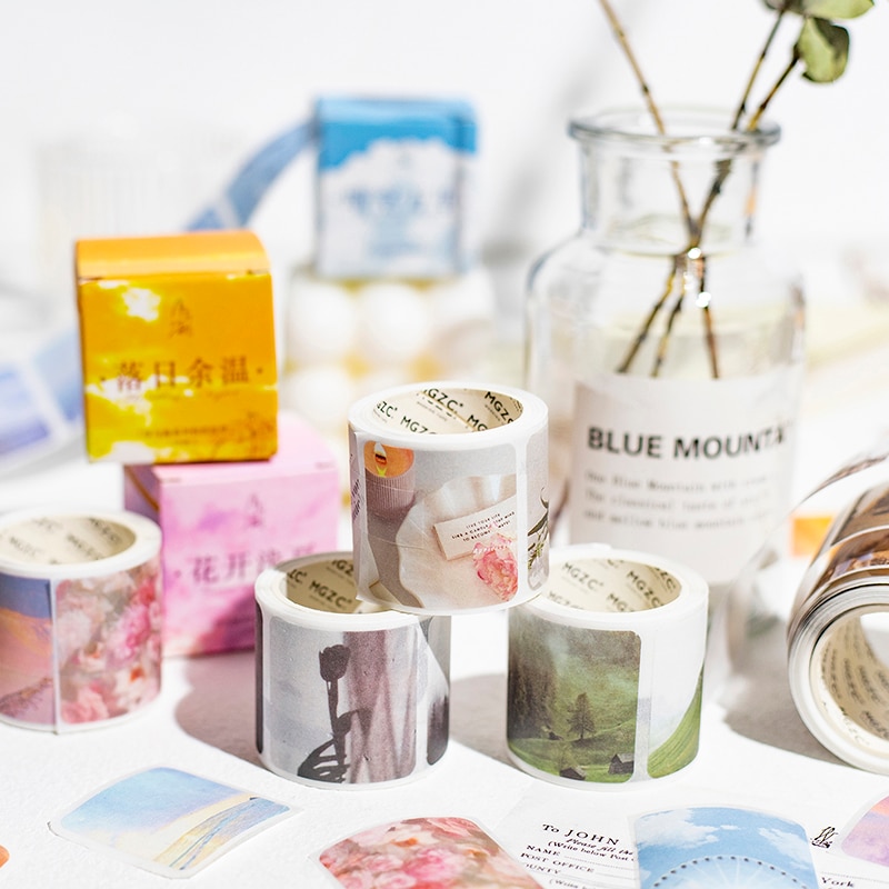 12PCS/LOT preface and sea series cute lovely decorative paper masking washi tape