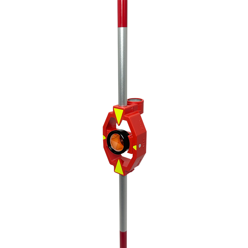 Mini Prism Offset -30/0 /17.5mm Copper Coated With Aluminium Alloy 4 Poles Replacement For Leica GMP111 Total Stations Surveying