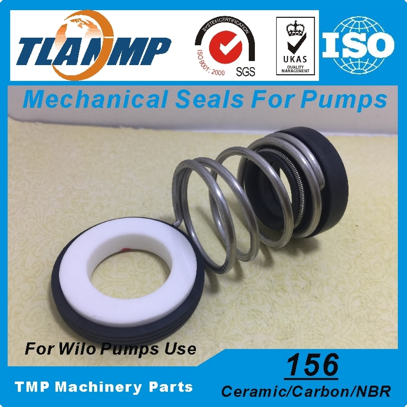156-15 Mechanical Seals Voor Wilo PU-462EAH/PU-S400E Pompen (Materiaal: Carbon/Keramische/NBR) as Maat 15mm (5 stuks/partij)
