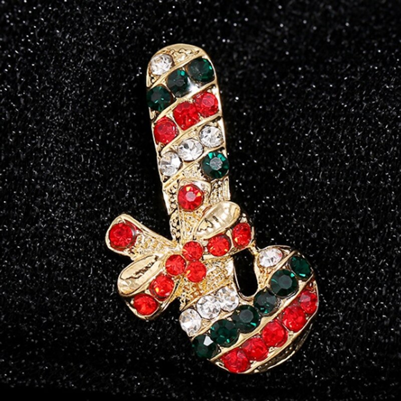 Christmas Brooch Pins - Santa Hat, Gloves, Bells, Socks, Candy - Enamel Lapel Pin Badge