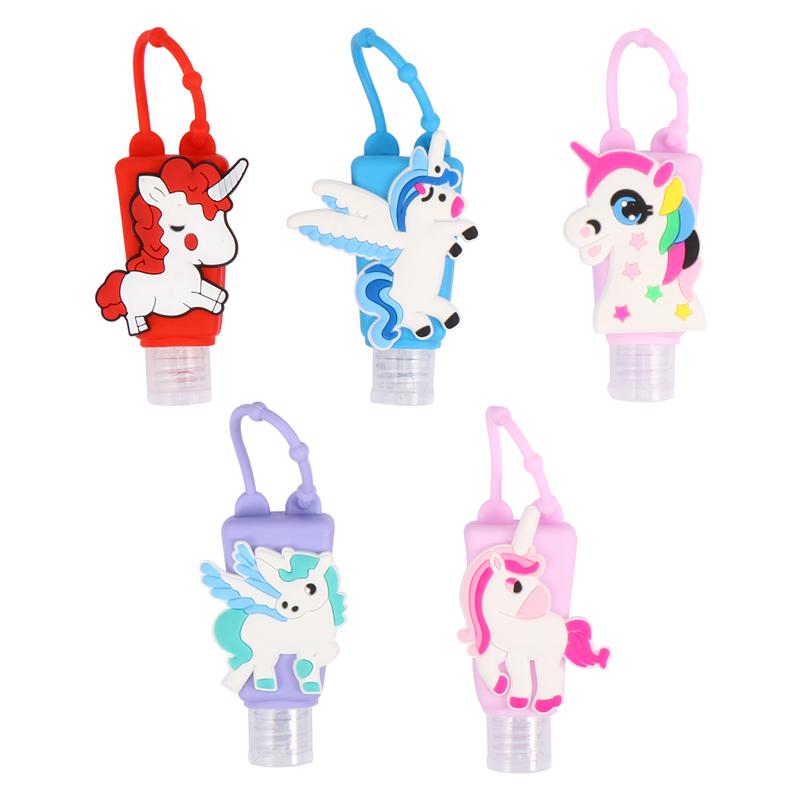 1 set 5 stuks 30ml draagbare reisflessen handdesinfectiemiddel voor kinderen: Type 1