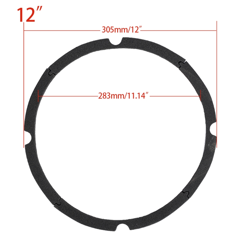 8pcs 10" Speaker Repair Parts | Audio Pressure Edge Surround Rings For DIY Refoam Kit