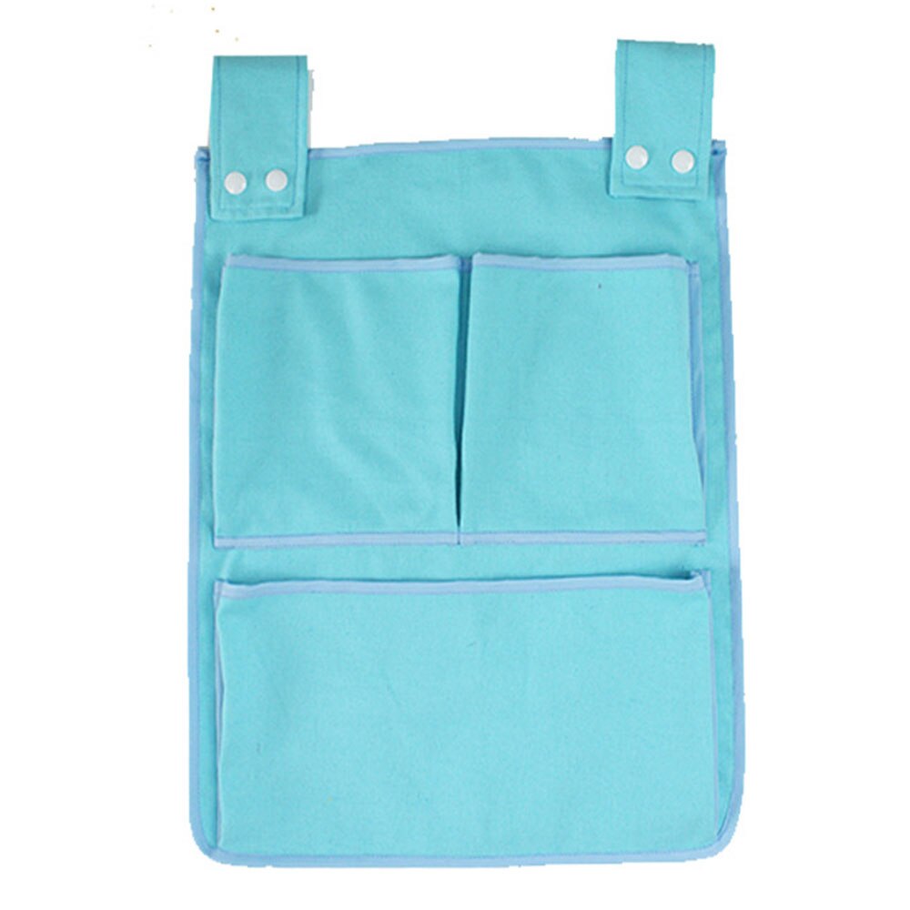 Cartoon Kamers Nursery Opknoping Opbergtas Luier Pocket Voor Pasgeboren Wieg Beddengoed Set Babybedje Bed Crib Organizer Speelgoed 45*35Cm: Blauw