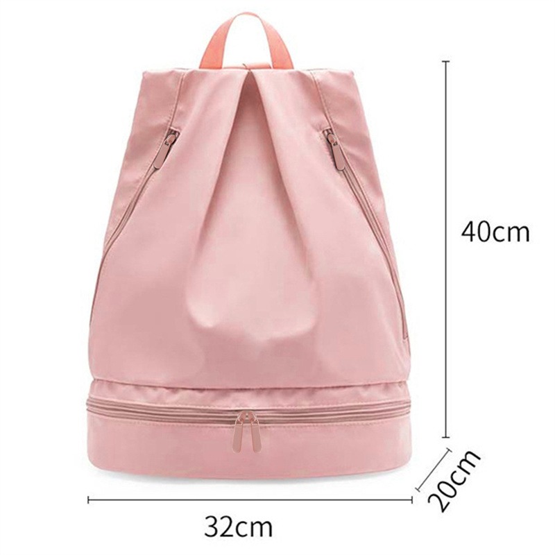 Vedenpitävä matkakassi koripallojalkapallopussi vaelluskiipeilyreppu märkä ja kuiva erottelu kuntoilulaukku uimapussi