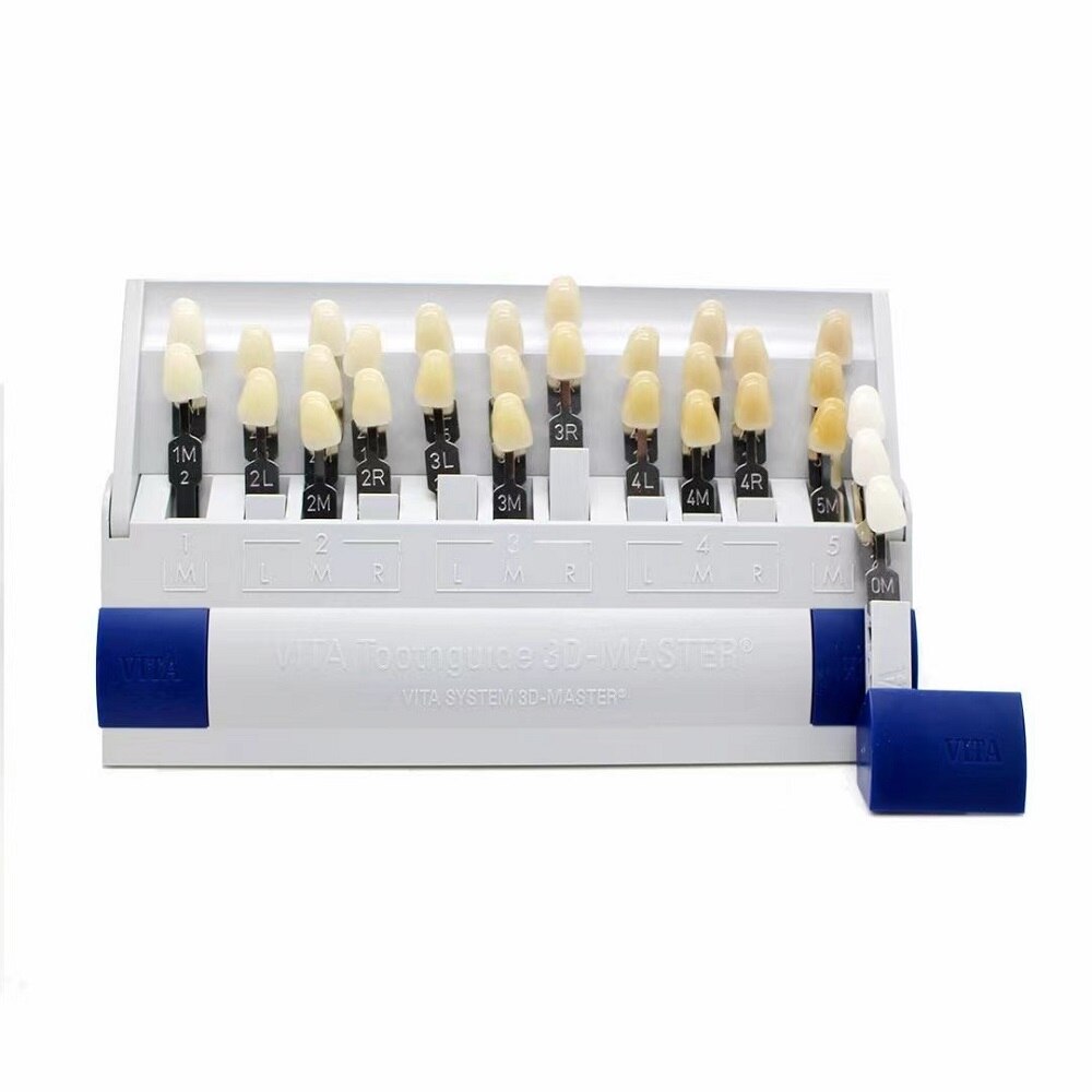 Dental Teeth Whitening Comparator Dental Shade Guide 3D Master Vita ToothDuide With 29 Colors Dental Teeth Color Compare Plate