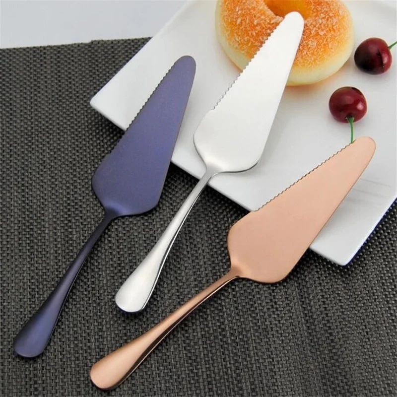 1Pc Stainless Steel Cake Shovel Knife Pie Pizza Cheese Server Cake Divider knives Baking Tools