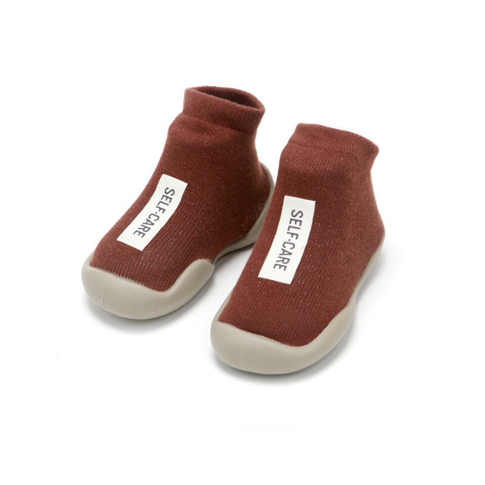 Schoenen Baby Eerste Stappen Booties Voor Baby Jongens Pasgeborenen Jongen Kinderen Baby Jongens Meisjes Baby Slippers Babyschoenen Sneakers: Coffee / 13-18 Months