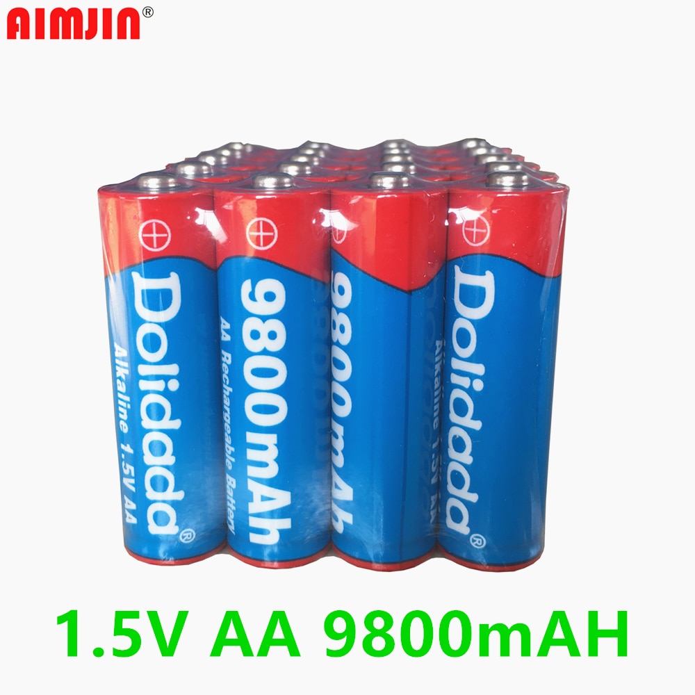 Brand 4-30PCS AA 9800mAh Rechargeable Battery 1.5V Alkaline Rechargeable Batery ForElectronic Products