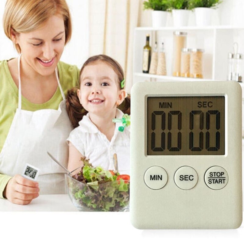 Led Digital Kitchen Electronic Timer Countdown Medication Reminder Kitchen Timer Portable Slim Countdown Timer