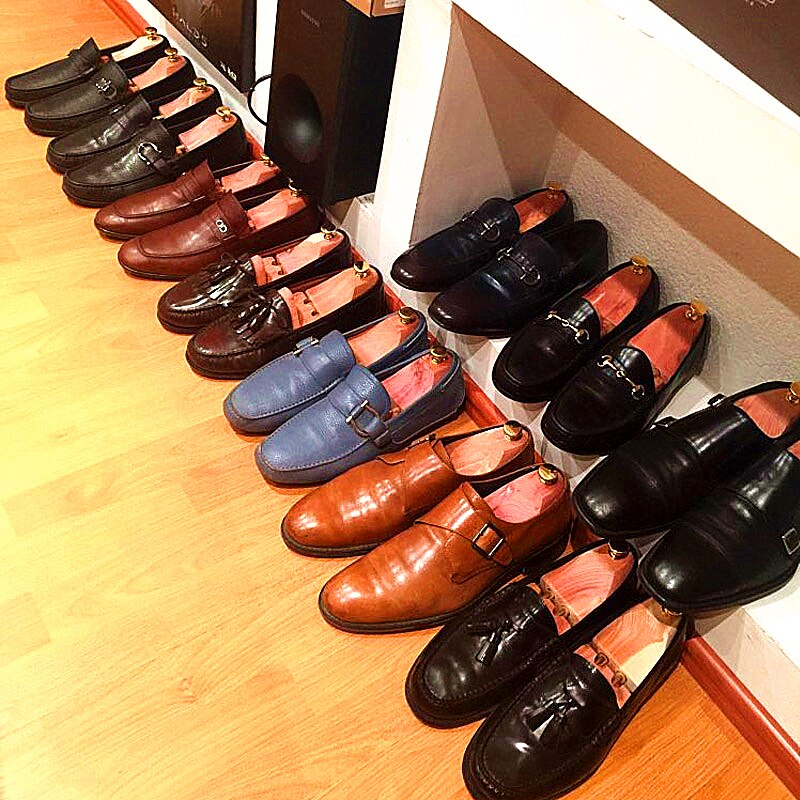 Hormas de madera para hombre, pomo de Metal de doble tubo, longitud y ancho ajustables, herramienta para el cuidado del zapato, antiarrugas, 1 par