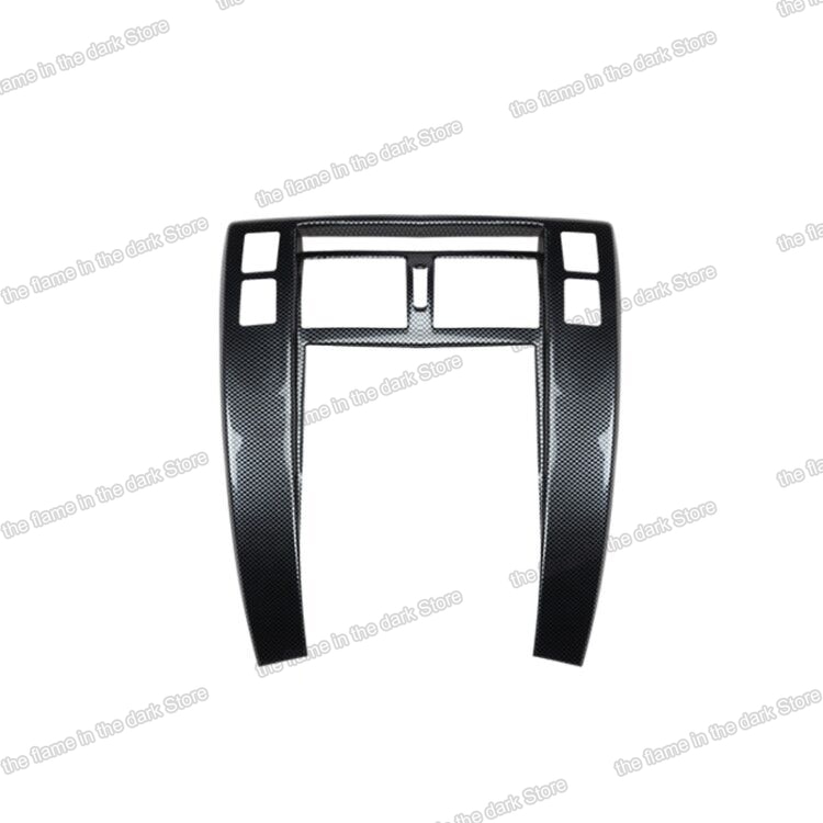 Lsrtw2017, fibra de carbono Abs, Panel de engranajes para coche, elevador de ventana, marco de ventilación para Hyundai Tucson 2006 2007
