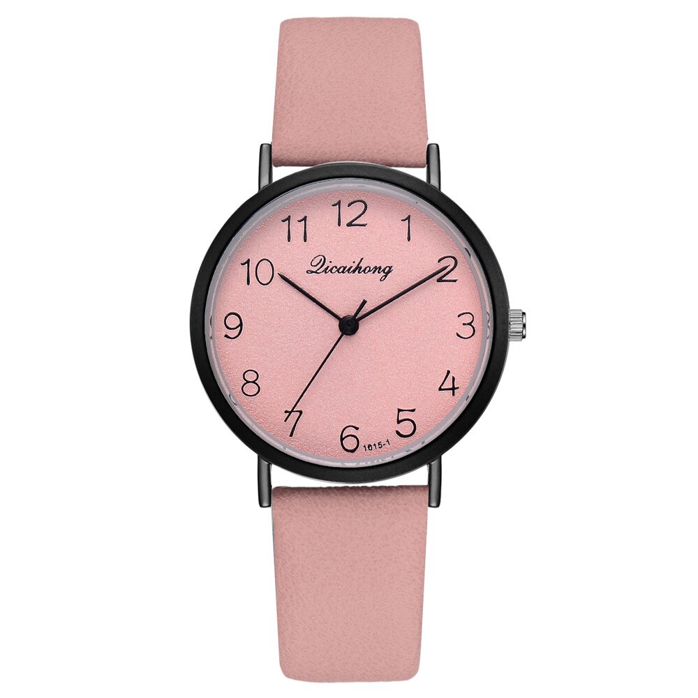 Prosty damski skórzany pasek robić zegarka analogowy zegarek kwarcowy zwykły złoty damski sukienka na prezent zegarki zegar kobieta Relogio Feminino
