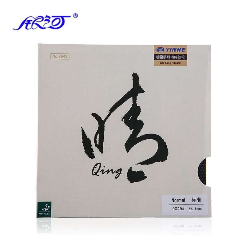 YINHE-Tenis De Mesa Galaxy QING, Tenis De Mesa largos, con/sin pipas De esponja