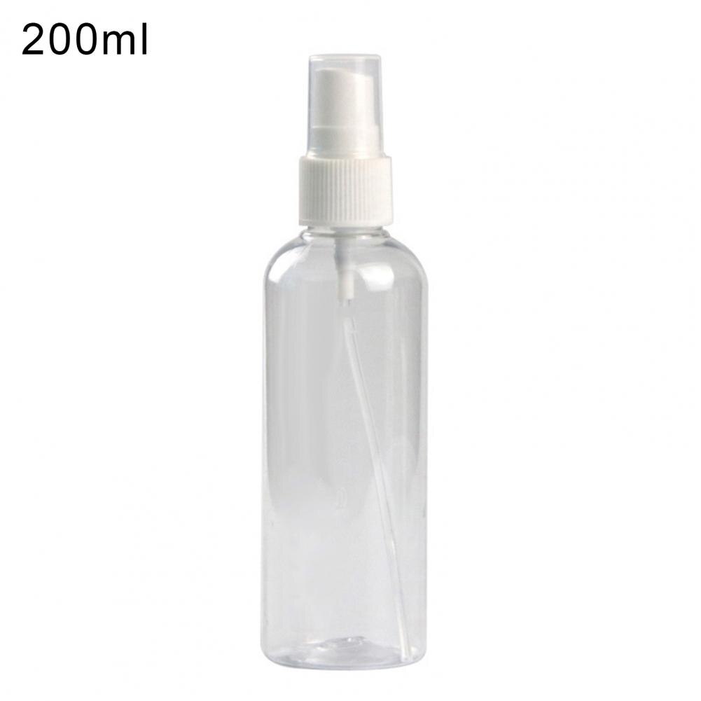 5~200ml Mini Travel Plastic Empty Bottle Portable Handwashing Transparent Spray Atomizer Refillable Bottles: Beige