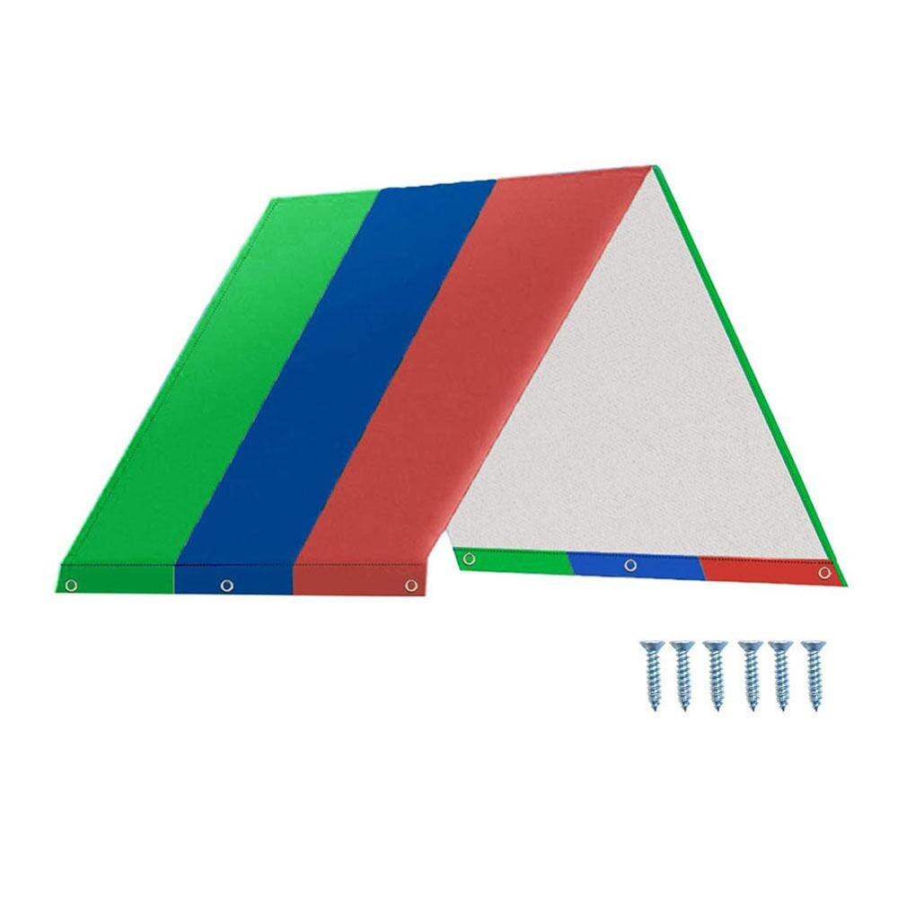 Balançoire extérieure parasol enfants bâche simple installation parasol aire de jeux toit abri de pluie neige et imperméable