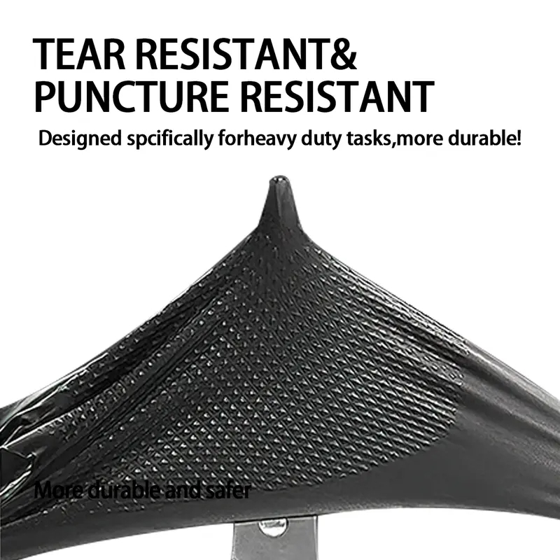 Zwarte nitrilhandschoenen Wegwerp 8-mil latexvrije monteurhandschoenen voor heren Heavy Duty diamanttextuur industriële monteurhandschoenen