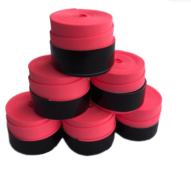60 stuks zarsia dry feel tennisracket overgrips, badminton grip overgrip, tennis racket grip zweetband, vishengel grips: Violet