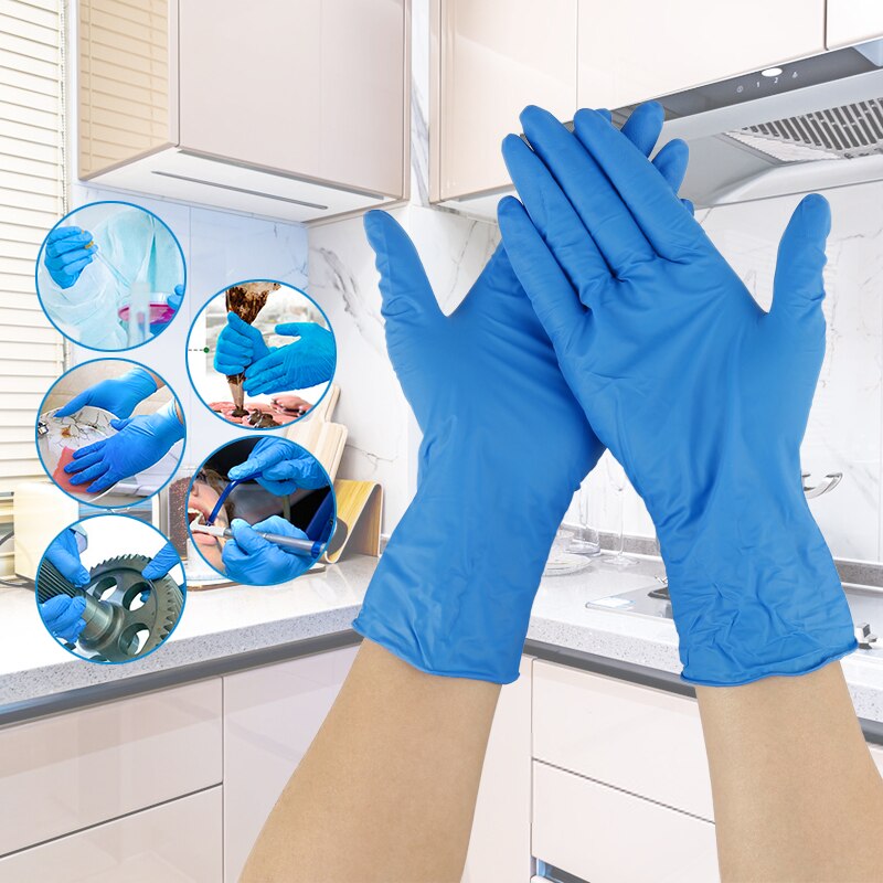 A100 Stck Einweg Latex Handschuhe Für Heimat Reinigung Lebensmittel/Gummi Auto waschen Handschuhe Universal- Für Verknüpfungen und Rechts Hand