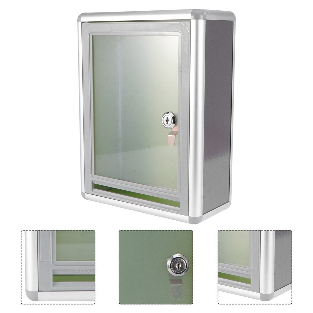 1 Set of Wall-mount Suggestion Box Practical Mailbox Mail Post Box Check-in Box
