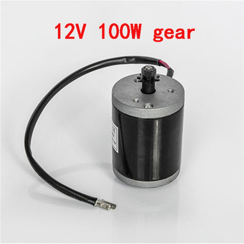 MY6812 DC 12V 24V 150W 120W 100W permanent magnethigh speed Motor Electric Scooter Balance Car E Bicycle Motor DIY Parts: 12V 100W gear