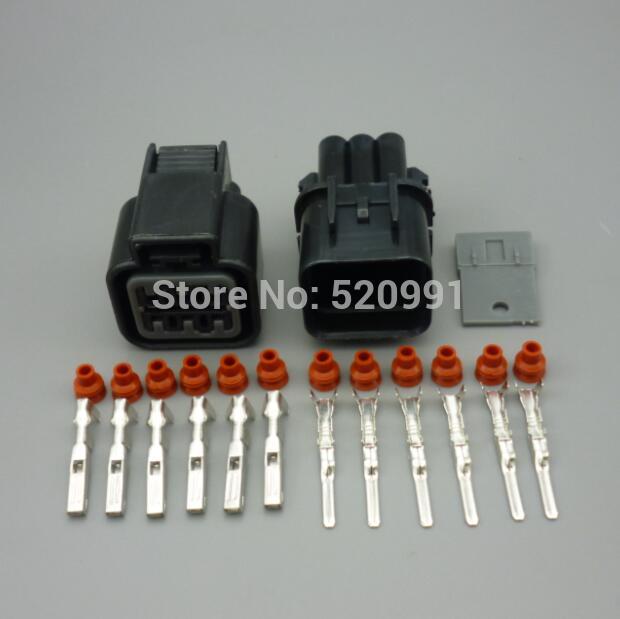 shhworldsea 1set 2.2mm 6 Pin PB625-06027 Female And Male Automotive Waterproof Plastic Electronic Housing Connector Plug: 1set male female