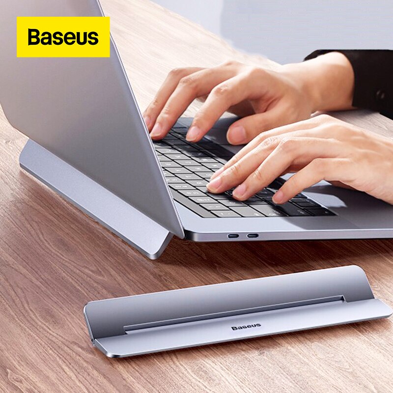 Baseus Legering Laptop Stand Opvouwbare Desktop Notebook Houder Verstelbare Bureau Laptop Stand Voor 12-17 Inch Macbook Pro Air