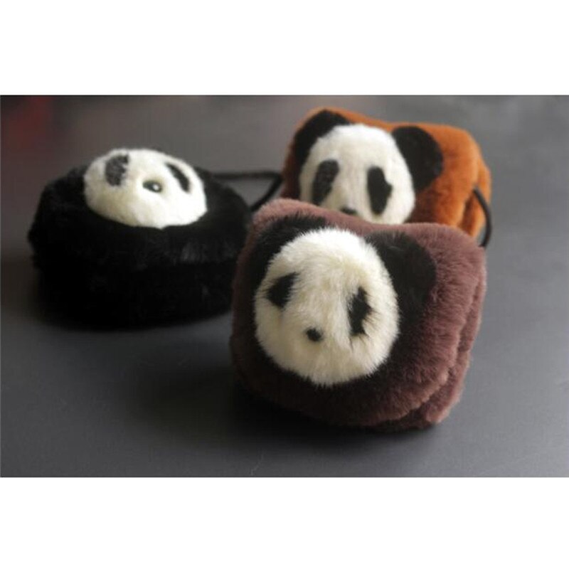 Meilleure Mini dessin animé Panda sac de messager mignon en peluche Panda porte-monnaie femmes épaule sac de messager