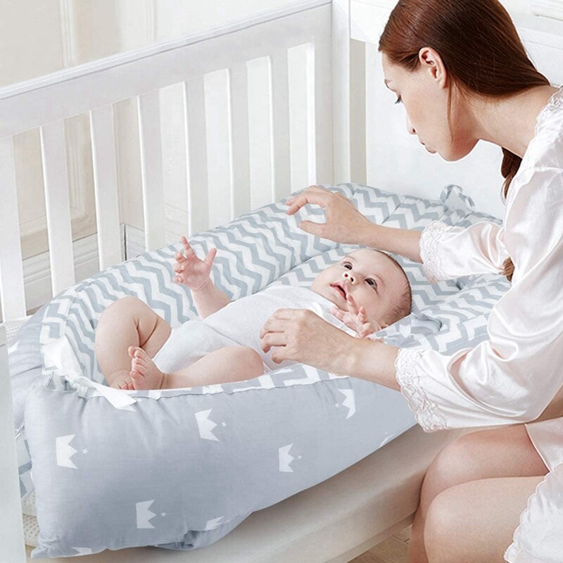 Baby Uterine Bionic Bed Anti-Pressure Baby Bed Portable Removable and Washable Newborn Bed Bed