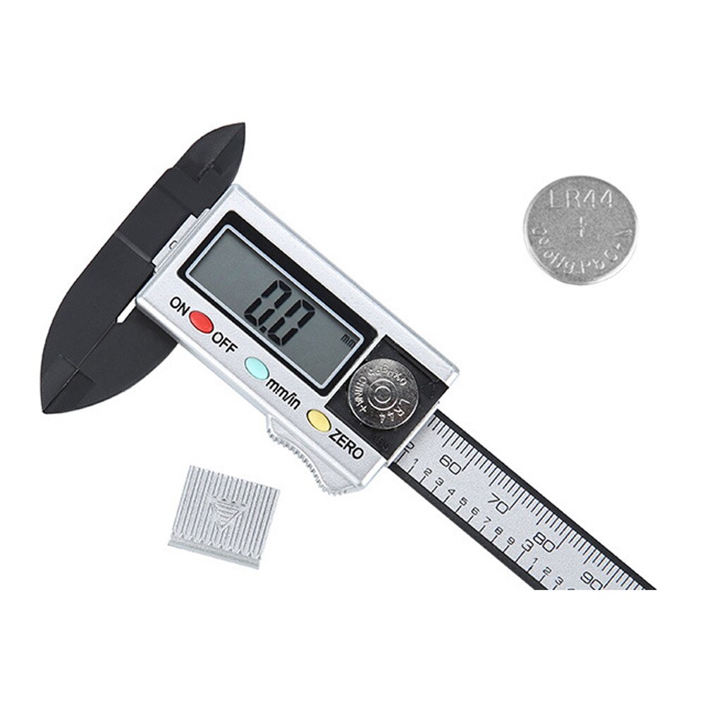 80/100Mm Lcd Digitale Elektronische Carbon Fiber Schuifmaat Gauge Micrometer Lcd Digitale Elektronische Koolstofvezel Remklauw