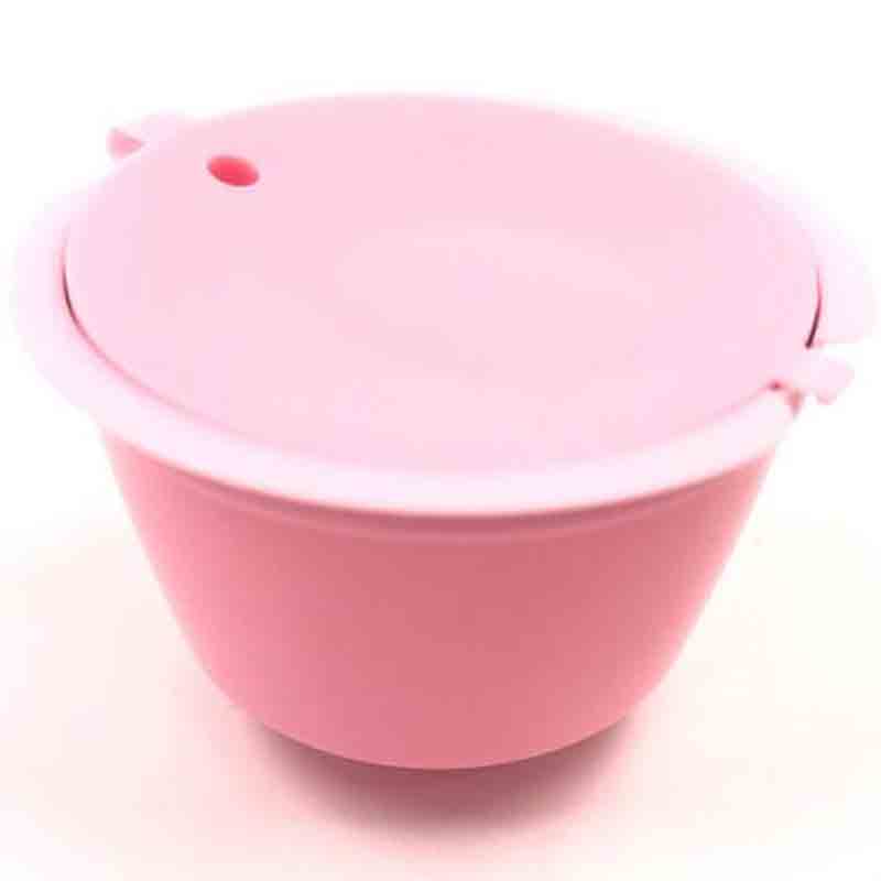 1 kpl 13 väriä reutilizunidsables kapseli kahvi dolce gusto, ladattavat muovikapselit: Rosado