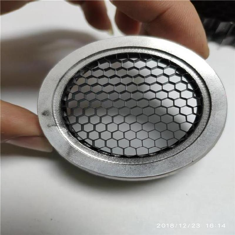 LED Soft light shade hood downlight spotlight round honeycomb mesh cover black anti-glare anti-dazzling light aluminum