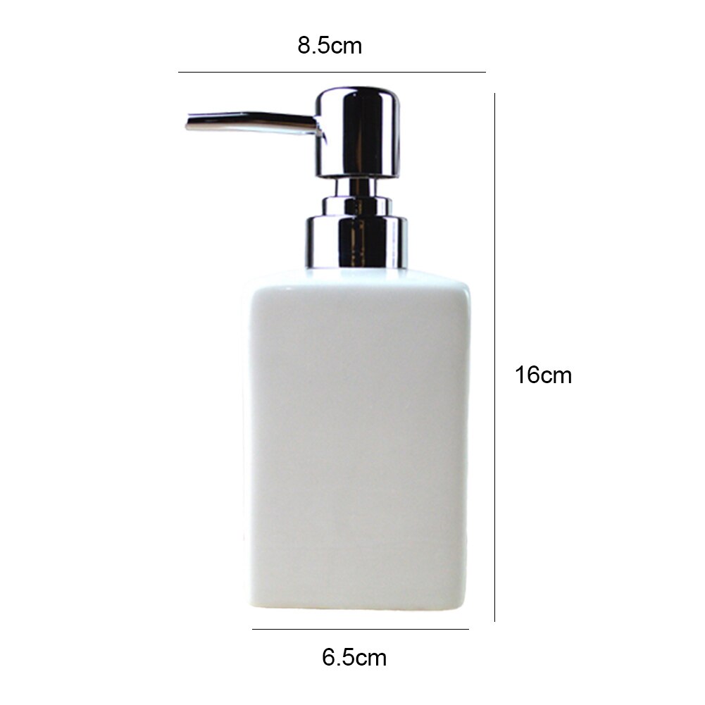 320ml Bathroom Kitchen Hotel Soap Bottle Ceramic Lotion Liquid Soap Dispenser Storage Bottle Shampoo Wash Hair Container
